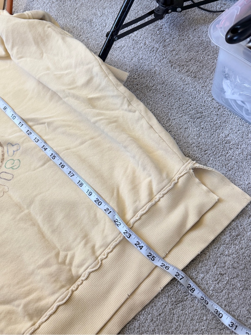 Aerie Women’s Crewneck Oversized Sweatshirt Total Optimist in Yellow M - Picture 12 of 12